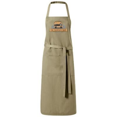 Branded Promotional VIERA APRON with 2 Pockets in Khaki Apron From Concept Incentives.