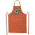 Branded Promotional VIERA APRON with 2 Pockets in Orange Apron From Concept Incentives.