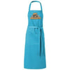 Branded Promotional VIERA APRON with 2 Pockets in Aqua Blue Apron From Concept Incentives.