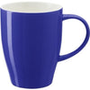 Branded Promotional BONE CHINA MUG in Blue Mug From Concept Incentives.