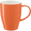 Branded Promotional BONE CHINA MUG in Orange Mug From Concept Incentives.