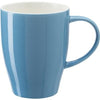 Branded Promotional BONE CHINA MUG in Light Blue Mug From Concept Incentives.