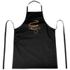 Branded Promotional REEVA 100% COTTON APRON with Tie-back Closure in Black Solid Apron From Concept Incentives.