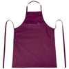 Branded Promotional REEVA 100% COTTON APRON with Tie-back Closure in Burgundy Apron From Concept Incentives.
