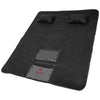 Branded Promotional CHILL OUTDOOR PICNIC BLANKET with 2 Inflatable Pillows in Black Solid Blanket From Concept Incentives.