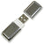 Branded Promotional SILVER CHROME 2 USB FLASH DRIVE MEMORY STICK Memory Stick USB From Concept Incentives.