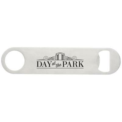 Branded Promotional PADDLE BOTTLE OPENER in Silver Bottle Opener From Concept Incentives.