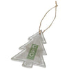 Branded Promotional SEASONAL CHRISTMAS TREE ORNAMENT in Grey Christmas Decoration From Concept Incentives.