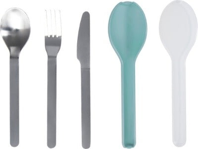 Branded Promotional ELLIPSE 3-PIECE CUTLERY SET from Concept Incentives