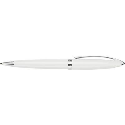 Branded Promotional CHARLES DICKENS TWIST ACTION BALL PEN in White Pen From Concept Incentives.