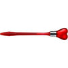 Branded Promotional FLASHING HEART BALL PEN in Red Pen From Concept Incentives.