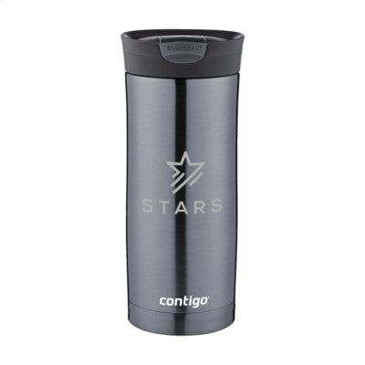 Branded Promotional CONTIGO¬Æ HURON THERMO CUP in Dark Pink Travel Mug From Concept Incentives.