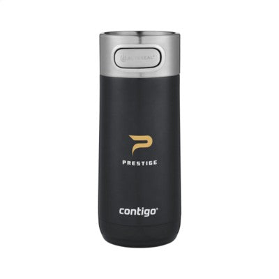 Branded Promotional CONTIGO¬Æ LUXE AUTOSEAL¬Æ THERMO CUP in Black Travel Mug From Concept Incentives.