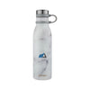 Branded Promotional CONTIGO¬Æ MATTERHORN DRINK BOTTLE in White Marble Sports Drink Bottle From Concept Incentives.