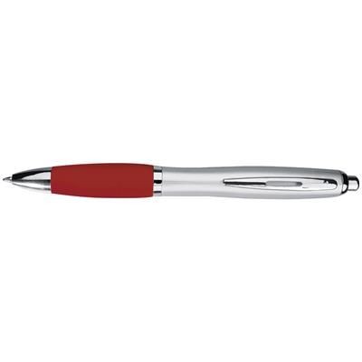 Branded Promotional BALL PEN with Satin Finish in Burgundy Pen From Concept Incentives.