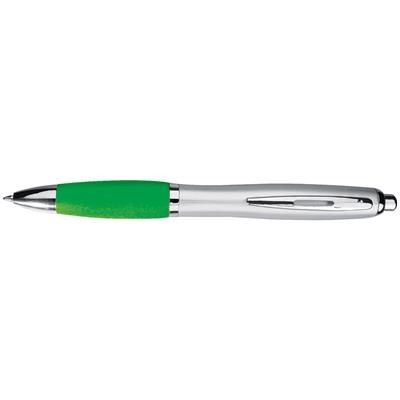 Branded Promotional BALL PEN with Satin Finish in Green Pen From Concept Incentives.