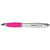 Branded Promotional BALL PEN with Satin Finish in Pink Pen From Concept Incentives.