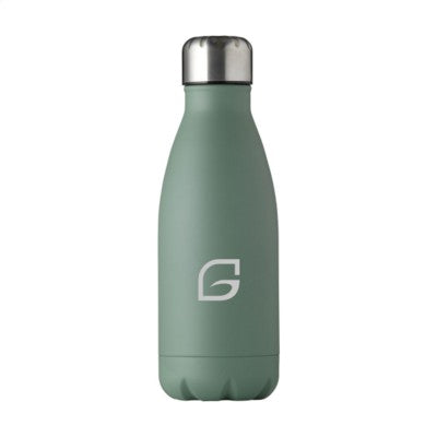 Branded Promotional TOPFLASK 500ML SINGLE WALL DRINK BOTTLE in Black Sports Drink Bottle From Concept Incentives.