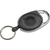 Branded Promotional KEYRING with Carabiner & Clip Employee in Black Keyring From Concept Incentives.