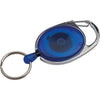 Branded Promotional KEYRING with Carabiner & Clip Employee in Blue Keyring From Concept Incentives.