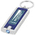 Branded Promotional CASTOR LED KEYRING CHAIN LIGHT in Blue-silver Keyring From Concept Incentives.