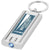 Branded Promotional CASTOR LED KEYRING CHAIN LIGHT in Silver Keyring From Concept Incentives.