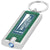 Branded Promotional CASTOR LED KEYRING CHAIN LIGHT in Green-silver Keyring From Concept Incentives.