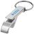 Branded Promotional TAO BOTTLE AND CAN OPENER KEYRING CHAIN in Silver Bottle Opener From Concept Incentives.