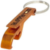 Branded Promotional TAO BOTTLE AND CAN OPENER KEYRING CHAIN in Orange Bottle Opener From Concept Incentives.