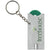 Branded Promotional ALLEGRO LED KEYRING CHAIN LIGHT with Coin Holder in Green-silver Torch From Concept Incentives.