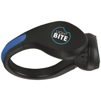 Branded Promotional USAIN LED REAR SHOE CLIP LIGHT in Black Solid-blue Bicycle Lamp Light From Concept Incentives.