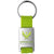 Branded Promotional ALVARO WEBBING KEYRING CHAIN in Silver-lime Green Keyring From Concept Incentives.