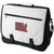 Branded Promotional ANCHORAGE 2-BUCKLE CLOSURE CONFERENCE BAG in White Solid Bag From Concept Incentives.