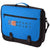 Branded Promotional ANCHORAGE 2-BUCKLE CLOSURE CONFERENCE BAG in Aqua Blue Bag From Concept Incentives.