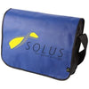 Branded Promotional MISSION NON-WOVEN MESSENGER BAG in Royal Blue Bag From Concept Incentives.