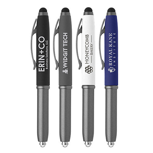 Branded Promotional Brando Gunmetal Stylus Pen From Concept Incentives.