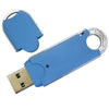 Branded Promotional KEYRING 2 USB FLASH DRIVE MEMORY STICK Memory Stick USB From Concept Incentives.