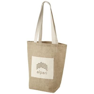 Branded Promotional CALCUTTA JUTE TOTE BAG in Natural Bag From Concept Incentives.