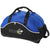 Branded Promotional BOOMERANG DUFFLE BAG in Black Solid-royal Blue Bag From Concept Incentives.