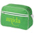 Branded Promotional SACRAMENTO 2-STRIPE MESSENGER BAG in Bright Green Bag From Concept Incentives.