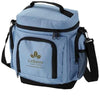 Branded Promotional HELSINKI COOL BAG in Light Blue Cool Bag From Concept Incentives.