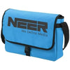 Branded Promotional OMAHA SHOULDER BAG in Aqua Blue Bag From Concept Incentives.