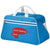 Branded Promotional SAN JOSE 2-STRIPE SPORTS DUFFLE BAG in Aqua Bag From Concept Incentives.