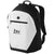 Branded Promotional OZARK HEADPHONES PORT BACKPACK RUCKSACK in Black Solid Bag From Concept Incentives.