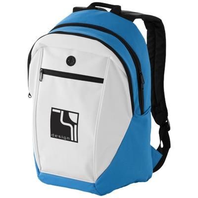 Branded Promotional OZARK HEADPHONES PORT BACKPACK RUCKSACK in Black Solid Bag From Concept Incentives.