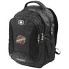 Branded Promotional BULLION 17 LAPTOP BACKPACK RUCKSACK in Black Solid Bag From Concept Incentives.