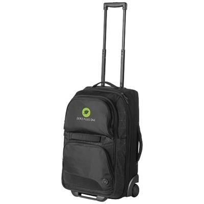 Branded Promotional VAPOR 17 LAPTOP TROLLEY in Black Solid Bag From Concept Incentives.