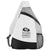 Branded Promotional ARMADA SLING BACKPACK RUCKSACK in White Solid Bag From Concept Incentives.