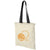 Branded Promotional NEVADA 100 G-M¬≤ COTTON TOTE BAG COLOUR HANDLES in Natural-black Solid Bag From Concept Incentives.