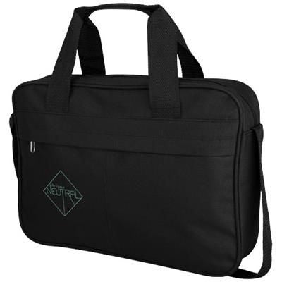 Branded Promotional REGINA CONFERENCE BAG in Black Solid Bag From Concept Incentives.